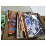BOX OF VINTAGE PLAYBOY MAGAZINES