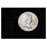 1963 D FRANKLIN HALF DOLLAR 90%
