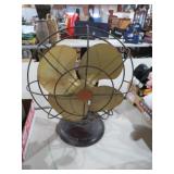 VINTAGE BRASS BLADE ELECTRIC FAN