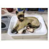 PORCELAIN SIAMESE CAT DECOR