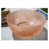 VINTAGE ANCHOR HOCKING MISS AMERICA PINK DEP. BOWL