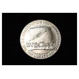 1987 P CONSTITUTION DOLLAR 90% SILVER GEM BU