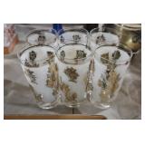 LIBBY GOLD LEAF GLASSES
