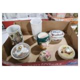 POWDER DISHES, CUPS, MUG, MISC