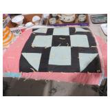 VINTAGE FULL SIZE KNOTTED QUILT