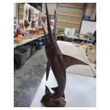 HANDCARVED WOOD MARLIN