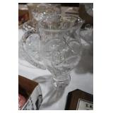 CUT GLASS PITCHER
