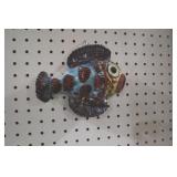 HANDMADE CERAMIC FISH WALL HANGING 8X7
