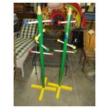(2) FUN PENCIL COAT/HAT RACK STANDS