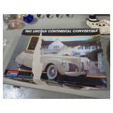 MONOGRAM 1941 LINCOLN CONTINENTAL MODEL KIT