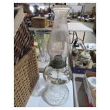 VTG OIL LAMP W/ STACK