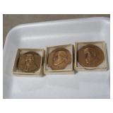 (3) VINTAGE MASONIC MEDALS