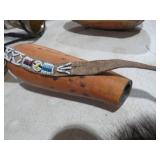 UNIQUE VESSEL W/ BEADED STRAP