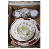 CHINA PLATES, CUPS ,SAUCERS, MISC