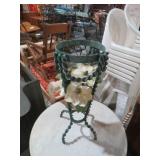 TWISTED WROUGHT IRON PLANT STAND