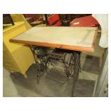 UNIQUE CAST IRON SEWING MACHINE BASE