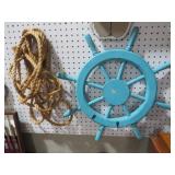 22" RD SHOPS WHEEL& ROPE