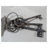SET OF CAST IRON JAILERS KEYS