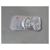 EMMETT KELLY  CLOWN 1 TROY OZ .999 SILVER IGNOT