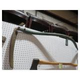 OLD GREEN HANDLE GRIM REAPER BRIAR SCYTH