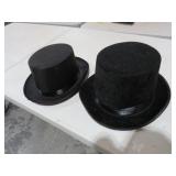 (2) TOP HATS