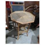 RATTAN & WOVEN TOP OCTANGULAR TABLE