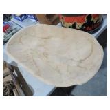 LARGE WOOD DOUGH BOWL