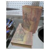 (2) BOOK BOXES