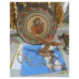 INUIT WOOD TRAY TOTEM DREAM CATCHERS