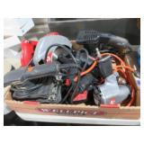 BOX OF ELECTRIC TOOLS