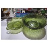 INDIANA GLASS BASKETWEAVE DISH & RELISH DISH