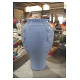 VINTAGE BLUE ANCHOR HOCKING VASE16"