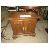 CHERRY FINISH 2 DOOR NIGHT STAND