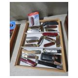COLLECTION OF POCKET KNIVES