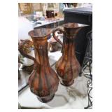 2 NICE DECOR METAL PITCHERS