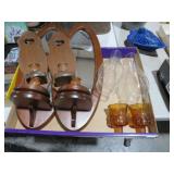 (2) PAIR VINTAGE WALL SCONCES