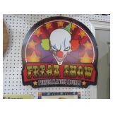 METAL FREAK SHOW ADV. SIGN