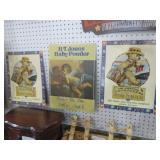 (3) METAL ADV. SIGNS