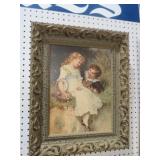ORNATE FRAMED BOY/GIRL PRINT
