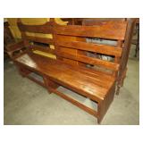 HANDMADE PRIMITIVE COUNTRY BENCH