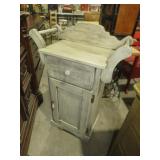 PAINTED WOOD 1DWR/1DR WASH STAND