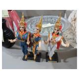 HANDMADE THAILAND ROYAL POSEABLE  DANCING DOLLS