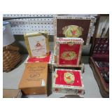 COLLECTION OF CIGAR BOXES