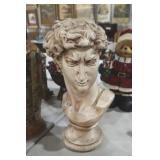 MICHELANGELOS STATUE OF DAVID BUST