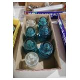 (7) NICE GLASS INSULATORS