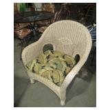 NICE WOVEN ARM CHAIR WITH CUSHION