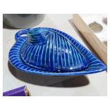 COBALT BLUE NUT BOWL