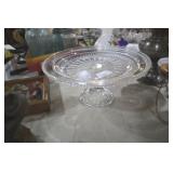 GLASS CAKE PLATE STAND