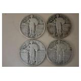 1925 P, 26 P, 27 P, 28 P STANDING LIB QUARTERS 90%