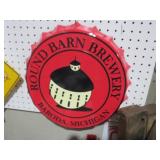 METAL RD BARN BREWERY ADV. SIGN